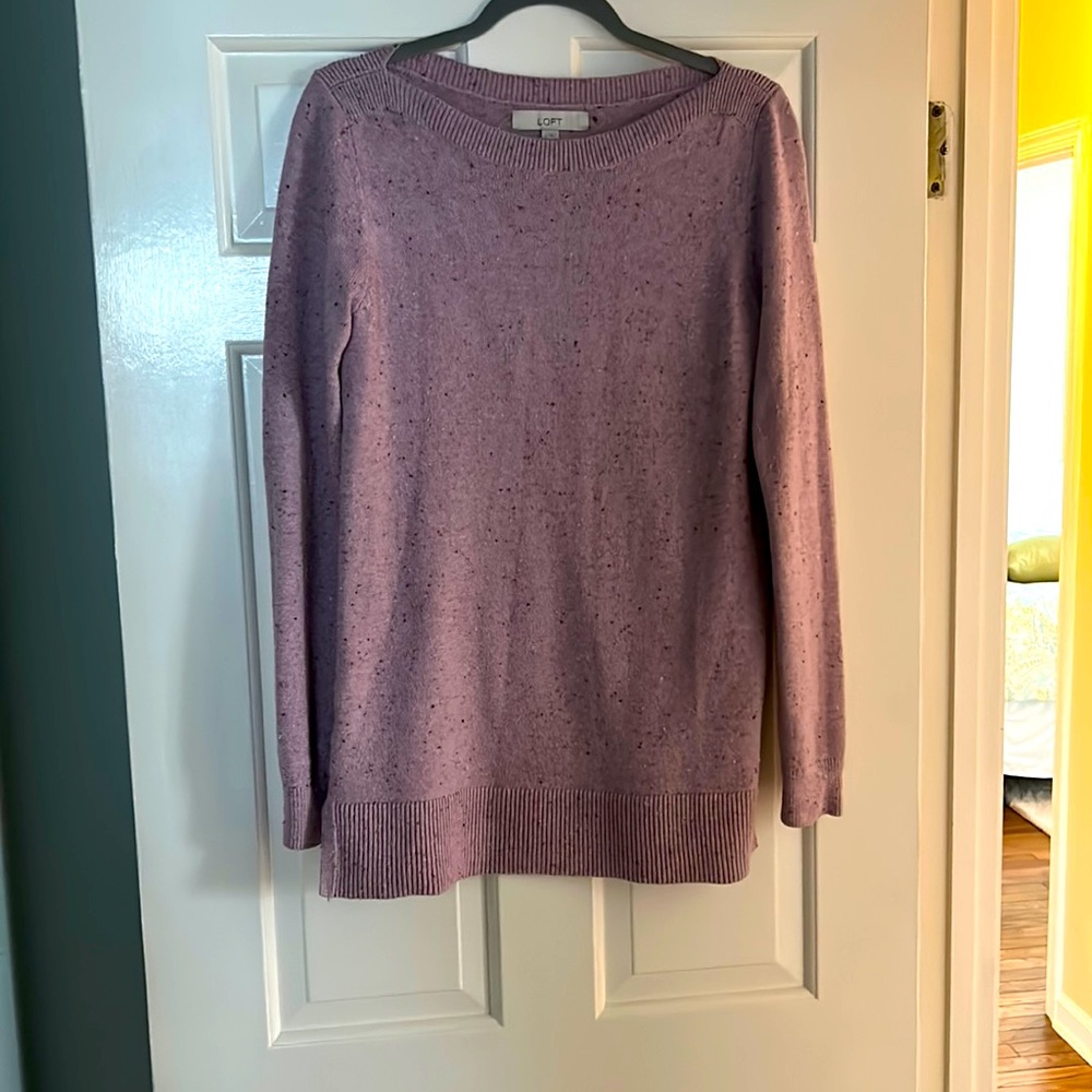 Loft purple/pink sweater